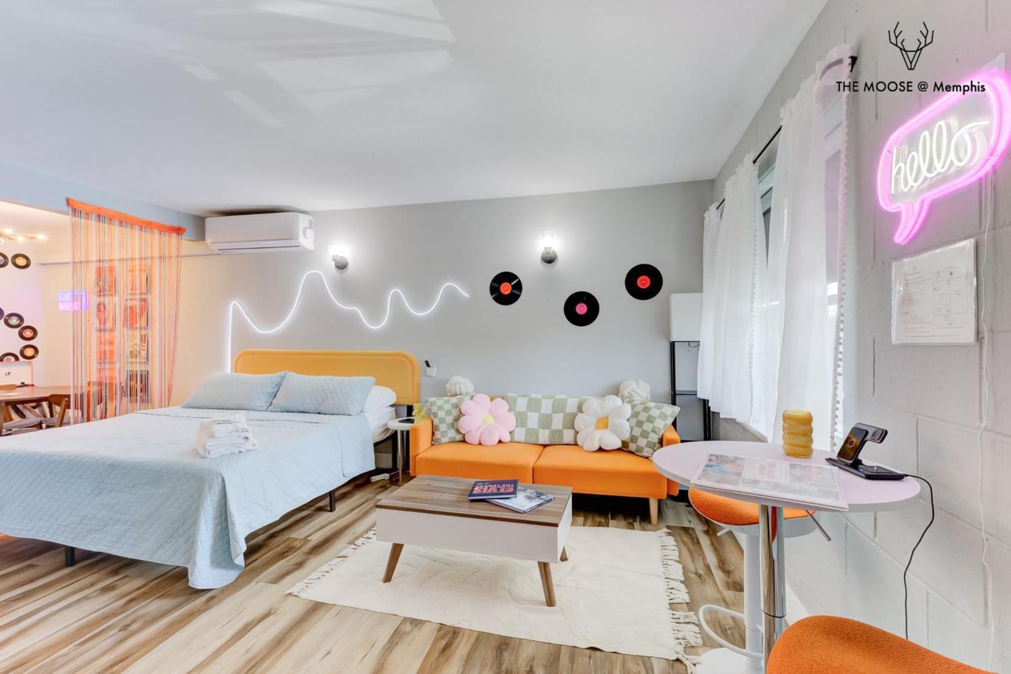 The Moose #10 - Stylish Loft With King Bed, Free Parking & Wi-Fi Memphis Exterior foto
